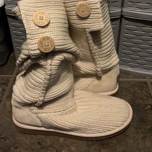 knit Ugg boots